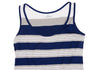 YOSHIE INABA L'EQUIPE JAPAN. NEW. NWOT. Grey, Blue Stripe Tank Top