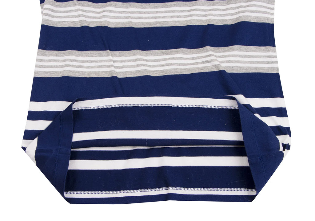 YOSHIE INABA L'EQUIPE JAPAN. NEW. NWOT. Grey, Blue Stripe Tank Top