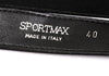 MaxMara  Italy. SPORTMAX. Black Belted Poly Sleeveless Dress