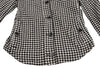 Max Mara  ITALY. WEEKEND White, Black Houndstooth Jacket