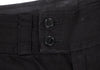 COMME des GARCONS Japan. TRICOT. Black Cotton Linen Canvas Wide Pants