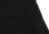 YOHJI YAMAMOTO JAPAN. Y's Wool Black Gabardine Buttonless Jacket