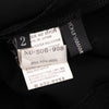 Yohji Yamamoto Japan.NOIR Black Poly Back Slit Maxi Skirt