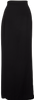 Yohji Yamamoto Japan.NOIR Black Poly Back Slit Maxi Skirt