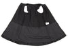 HIROKO KOSHINO HIROKO BIS JAPAN. Black Synthetic Suede Switching Zip Tunic/Mini Dress