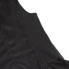 HIROKO KOSHINO HIROKO BIS JAPAN. Black Synthetic Suede Switching Zip Tunic/Mini Dress