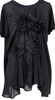 HIROKO KOSHINO JAPAN. HIROKO BIS. eSSeNtieL Black Cosage Design Shirt