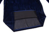 HIROKO KOSHINO  HIROKO BIS JAPAN. eSSeNtieL Gather Cuffs Blue Velor Shirt