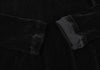HIROKO KOSHINO HIROKO BIS eSSeNtieL Black Mesh Switching Velor T Shirt