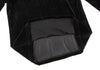 HIROKO KOSHINO HIROKO BIS eSSeNtieL Black Mesh Switching Velor T Shirt