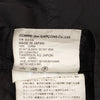 COMME des GARCONS JAPAN. TRICOT. Black Dyed Switching Skirt