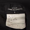 COMME des GARCONS JAPAN. TRICOT. Black Dyed Switching Skirt