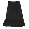COMME des GARCONS JAPAN. TRICOT. Black Dyed Switching Skirt