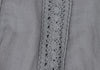 Sybilla,Jocomomola MADRID. Grey Cotton Lace Flare Skirt