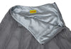 Sybilla,Jocomomola MADRID. Grey Cotton Lace Flare Skirt