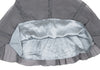 Sybilla,Jocomomola MADRID. Grey Cotton Lace Flare Skirt