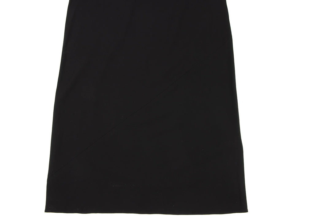 DONNA KARAN NEW YORK. DKNY. Black  Wool Long Skirt