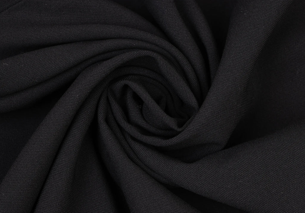 DONNA KARAN NEW YORK. DKNY. Black  Wool Long Skirt
