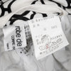 COMME des GARCON JAPAN. ROBE DE CHAMBRE. White, Black Cotton Floral Velour Skirt