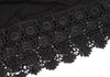 TSUMORI CHISATO JAPAN. Black Lace Switching Cami Mini Dress