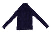 ISSEY MIYAKE JAPAN. FETE  Eggplant Color Reversible Pleated Blouse