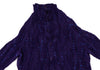 ISSEY MIYAKE JAPAN. FETE  Eggplant Color Reversible Pleated Blouse