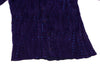 ISSEY MIYAKE JAPAN. FETE  Eggplant Color Reversible Pleated Blouse