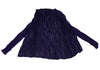 ISSEY MIYAKE JAPAN. FETE  Eggplant Color Reversible Pleated Blouse