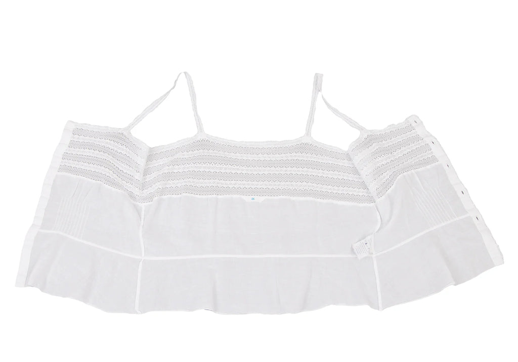45rpm  45R JAPAN. White Lace Switching Cotton Camisole Top