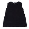 45rpm 45R JAPAN. Navy Front Tuck Sleeveless Shirt Navy