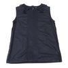 45rpm 45R JAPAN. Navy Front Tuck Sleeveless Shirt Navy