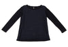 45rpm 45R JAPAN. Navy Color Front Lace Switching Shirt