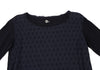 45rpm 45R JAPAN. Navy Color Front Lace Switching Shirt