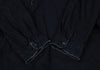 45RPM JAPAN.  Indigo Dyed Ribbon Neck Shirt/Blouse