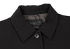 Max Mara BASILE 28 ITALY. Black Wool / Poly Jacket