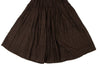 45RPM JAPAN. 45r. Brown Cotton Gather Skirt