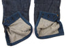 45rpm JAPAN. Indigo bakkurii Cotton Hem Buttons Denim Pants