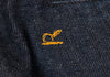 45rpm JAPAN. Indigo bakkurii Cotton Hem Buttons Denim Pants