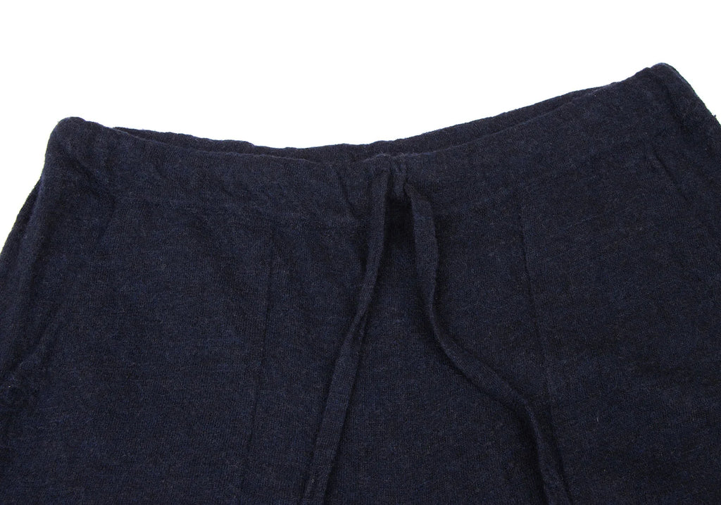 45rpm 45R JAPAN. Navy Wool Knit Pants