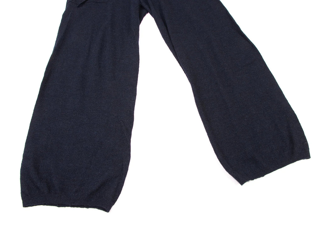 45rpm 45R JAPAN. Navy Wool Knit Pants