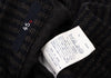 45RPM 45R JAPAN. Navy Wool Striped Mao Collar Knit Jacket
