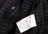 45rpm 45R JAPAN. Navy Wool Striped Knit Pants