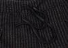 45rpm 45R JAPAN. Navy Wool Striped Knit Pants