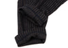 45rpm 45R JAPAN. Navy Wool Striped Knit Pants