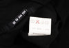 GOMME JAPAN. Black Switching Design Big Button Cardigan