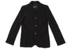 GOMME JAPAN. Black Cotton Nylon Lace Embroidery Jacket