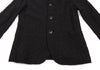 GOMME JAPAN. Black Cotton Nylon Lace Embroidery Jacket