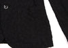 GOMME JAPAN. Black Cotton Nylon Lace Embroidery Jacket