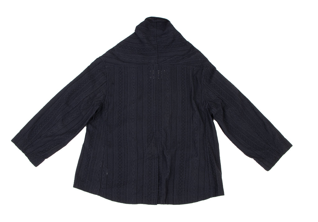 BEAMS BOY JAPAN. NEW W/TAGS. Navy Cotton Lace Shirt Jacket
