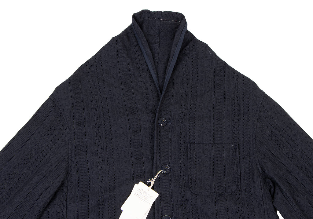 BEAMS BOY JAPAN. NEW W/TAGS. Navy Cotton Lace Shirt Jacket